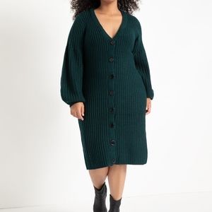 Cardigan Sweater Dress